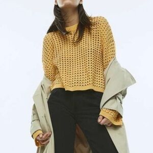 H&M Pointelle Knit Sweater